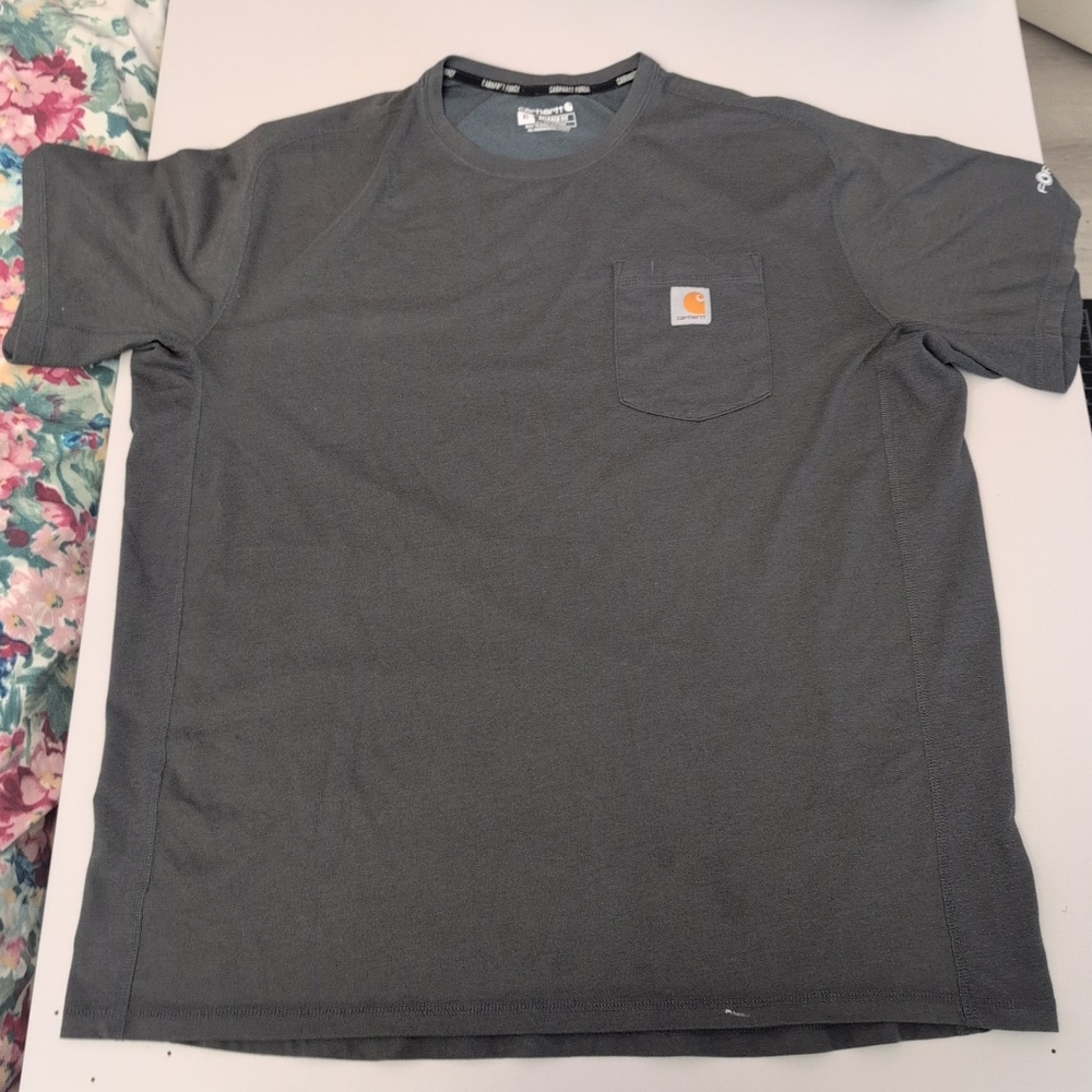 Carhartt Relaxed Fit Men Dark Gray Short Sleeve Tee XL